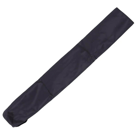 Heavy Duty Aluminum Telescoping Reach Pole For High Ceiling Smoke Detector Removal And Facility Maintenance With Knockout Grip Handles And Secure Locking Collars shown in black fabric cover for protection.
