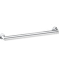Components 24-Inch Towel Bar in Polished Chrome, premium metal construction, tarnish resistant, wall mounted, side view.