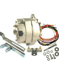 Premium Slick 12 Volt Alternator Conversion Kit Generator To Alternator Swap Includes Resistor For Ford New Holland Naa Jubilee Tractor with wiring and hardware.