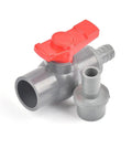 Top Shelf Pvc Ball Valve Featuring Rock Solid Female Threads And Smooth Red T Handle For Straight Thru Flow Projects Including Backyard Irrigation Fish Tanks And Industrial Pipe Lines Built Different To Make Any Plumbing Fix A Breeze