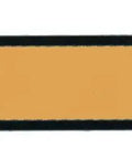Rock Solid Heavy Duty Nylon Twisted Eye And Eye Web Sling With Wrapped Body, Double Ply Build, 3200 Lb Vertical Load Capacity, 20 Feet X 1 Inch Wide Vibrant Yellow Strap For Heavy Lifts On Any Job Site, showing a flat view.