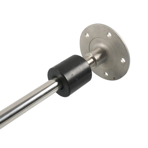 Close-up of Dead Accurate Fuel Sending Unit and Gauge Kit for Boat Car Truck, featuring 200Mm stainless steel sensor and durable base.