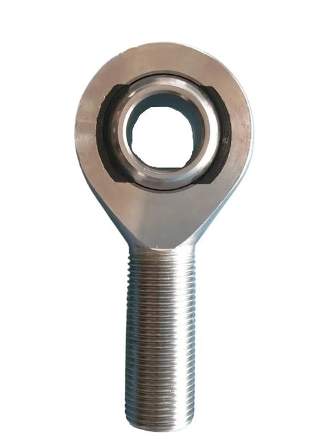 Rock Solid Steel Left Hand Thread Male Rod Ends M16 X 2.0 Pair Of Precision Heim Joints showing detailed threaded end and eye.