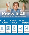 Child holding a glass of water, promoting the Top Notch Drinking Water Test Kit No Sweat Diy Snap Checks Lead Bacteria Mold Ph Near Lab Accuracy.