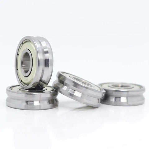Top Shelf V Groove Sealed Ball Bearing Pulley Wheel For Industrial Linear Guide Tracks Slick Roll Precision 4 pack stacked