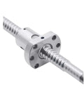 Super Smooth SFU3210 Ball Screw Kit With Single Nut 750mm Rod And High Load Capacity Linear Motion Rail For DIY Projects And CNC Builds That Need Serious Precision And Power Under The Hood, silver metal ball screw