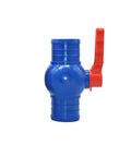 Heavy Duty Water Hose Connector Tee Splitter With Ball Valve For Irrigation 50 63 75 100mm Quick Connect Straight Fittings Red Finish