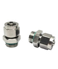 Single Quick Twist Hose Fitting for Pneumatic Air Lines 4mm to 16mm and 1/8 to 3/4 Inch BSPP Male Threads, stainless steel 304