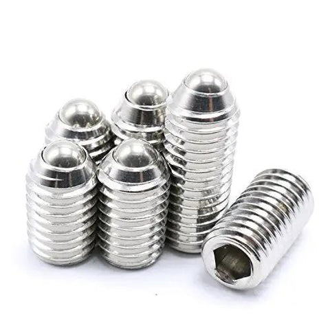 Top Shelf M6 Hex Socket Ball Point Grub Set Screws Made From Premium Stainless Steel in a pack with 25mm size for secure mounting.