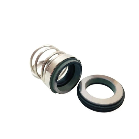 Heavy Duty Rotary Mechanical Seal Fit For 50 mm Shafts with rubber components and metal spring visible in close-up.