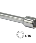 6mm Hex Socket Wrench And Screwdriver Set with 5/16 inch marking, high carbon steel, for furniture assembly and bike repair.