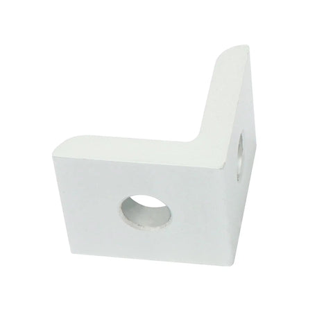 Built Tough Inner Corner Brackets 25 Pack For 15 Series Aluminum Extrusion 90 Degree angle T Slot Frame Connector Hardware for Rock Solid Diy builds and fast assembly jobs, white aluminum bracket.
