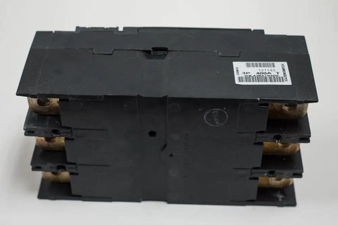 Tough As Nails 400 Amp 3 Pole Circuit Breaker Switch For Commercial Panels Rated At 600 Volts in black with copper terminals.