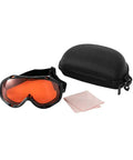 Heavy Duty Laser Safety Goggles Block Uv And Green Laser Beams With Real Deal OD 6 Plus Protection For Cutting Or Engraving Machines Snug Over Prescription Glasses Ce Certified Full Coverage Shield with cleaning cloth and case.