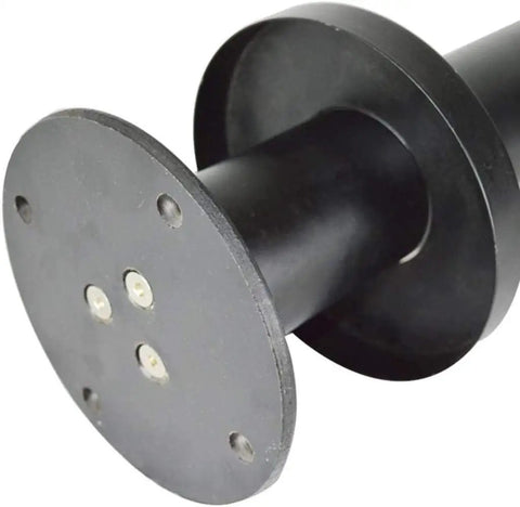 Rock Solid Stainless Steel Table Legs For Dining And Restaurant Furniture base plate and post detail for heavy duty support.