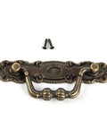 Antique Bronze 2 Pack Metal Drawer Pulls Handles For Cabinets Wardrobes Doors And Chests 10.6 X 2 X 3.5 Cm Dope Vintage Look Easy Install Durable Hardware