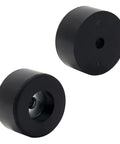 Heavy Duty Anti Vibration Rubber Feet 4 Pack Replaces 192310GS for compressors, black rubber, 1.5 inch diameter.