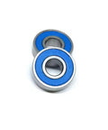 Top Shelf Blue Miniature Ball Bearings 6700 2RS Rubber Sealed RC Car Parts 10X15X4 MM ABEC 7, showing two blue rubber sealed units.