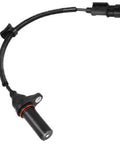 Engine Crankshaft Position Sensor Replacement For Hyundai And Kia Fits Elantra Accent Tucson Veloster Kona Soul Seltos Rio Forte Elantra GT And Coupe Veloster N 2010s To 2023 Models black wired sensor with connector
