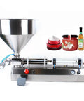 Hassle Free Pneumatic Paste Filler Machine Single Head Semi Auto Bottle Filling Station for cream lotion and syrups.