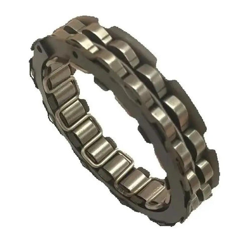 Dead Nuts One Way Clutch Needle Bearing Replacement Fits Atv And Motorcycle Drivetrain Built Tough Steel Core Knockout One Direction Spin Control FWD332008BRS close-up of steel one way clutch needle bearing