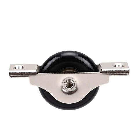 Pro Grade No Sweat Sliding Door Pulley Rollers with 40Mm nylon bearing, showing front view of smooth glide assembly.