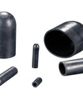 Professional EPDM Rubber Masking Caps For Threaded Studs And Hole Shielding, Real Deal Chemical Resistant Plugs, reusable black caps