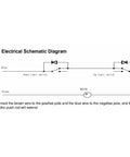 Electrical schematic diagram for Beefy DC Linear Actuator Pumping Out Serious 6000N Thrust Over A Massive 500Mm Stroke.