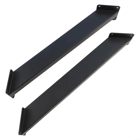 Heavy Duty Two Pack 45 Degree Angle Support Brackets for Pergola Gazebo Deck Patio DIY Wood Structures with Screws Black Steel Connector Kit for Outdoor Projects