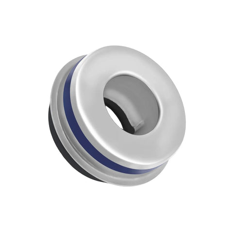 Sick Water Pump Seal And Bearing Rebuild Kit For Yfm660r Atv 2001 To 2005, close-up of mechanical seal with blue and black detail.