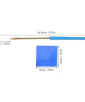 Flame Test Wire Kit With Cobalt Glass Filter Sheet, Metal Alloy Wire And Blue Glass Rods for home science experiments and labs