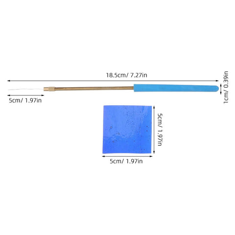 Flame Test Rods Set With Blue Glass Filter Sheet And Metal Alloy Wire for Chemistry Lab Experiments