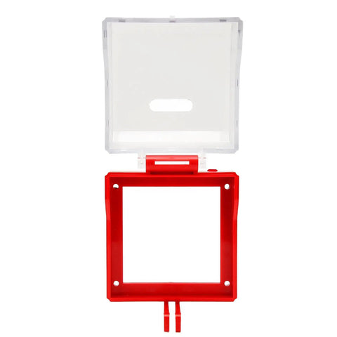 Emergency Stop Button Cover Lockout Box Type Transparent Push Button Switch Protector Workhorse Built To Last In Rugged PC Plastic