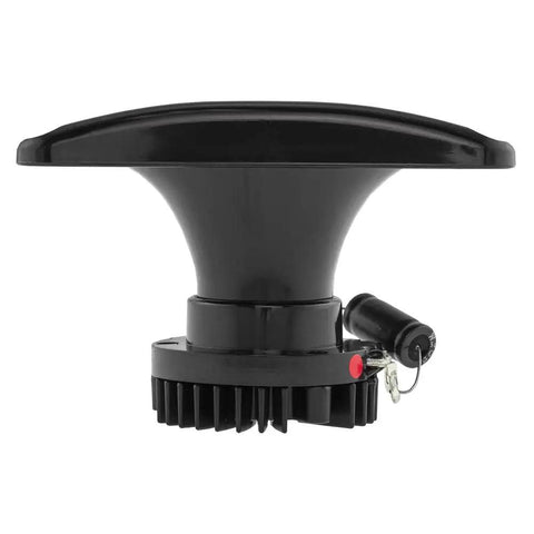Boss 1 Inch Competition Compression Driver With Aluminum Horn showing black exterior and mounting hardware, ideal for audio setups.