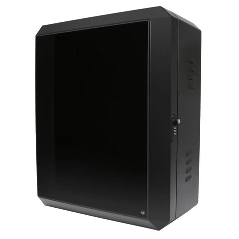 Hella Rugged EV Charger Enclosure For Tesla Wall Connector And Most Electric Cars Galvanized Steel Wall Box with solid lock and glass.