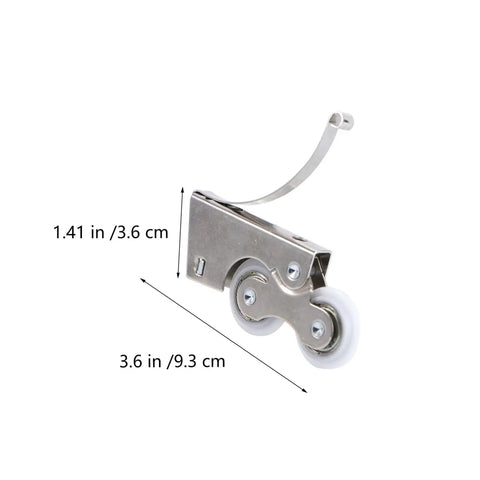 8 Piece Double Wheel Replacement Door Runners For Sliding Windows And Wardrobes Heavy Duty Pulleys with 3.6 in length