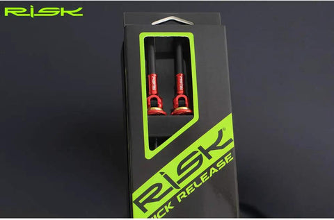 Ultralight Titanium Quick Release Skewer Set For Carbon Fiber Road And MTB Wheels, 40.35g Each, Ti Axis packaging view