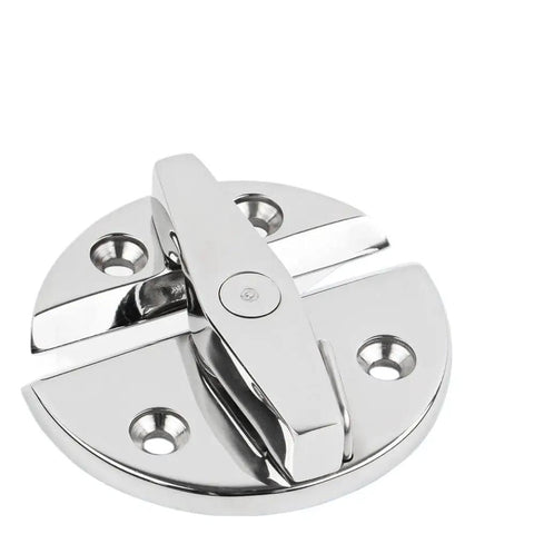 316 Stainless Steel Boat Catch Latch Tough As Nails Marine Cabinet Lock, smooth 180 turn, heavy duty for boat storage cabinets.