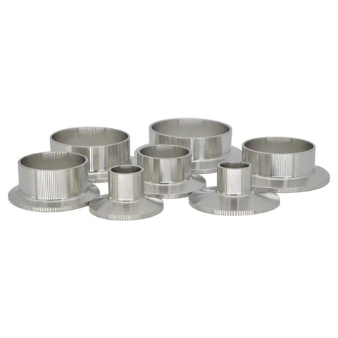 Tri Clamp Ferrule And Weld Pipe Clamp For 1.5 Inch And 2 Inch Sanitary Setups 38mm And 51mm Fittings Heavy Duty Beefy Stainless Steel 304