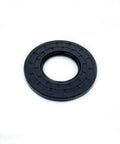 Front Load Washer Tub Bearing And Seal Kit Compatible With Ge Models Cuts The Loud Grinding Noise No Sweat Diy Swap Heavy Duty Replacement Piece Restores Smooth Spin Cycle Good Vibes, black rubber seal, circular design.