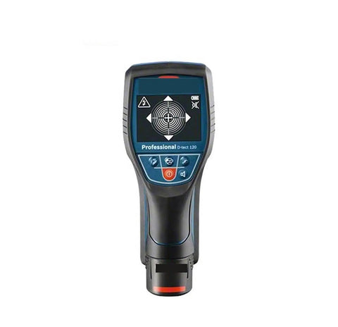 Badass Wall Scanner Detector Finds Metal Pipes Wires Wood 120mm Deep In Concrete And Drywall Ace Stud Finder front view with screen and controls.