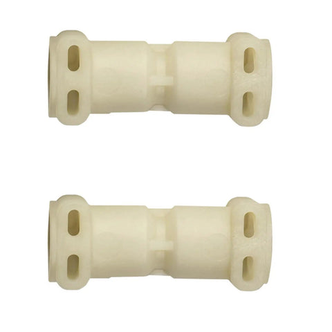 Thermoblock Connector Kit For Coffee Machine With Tube Seal Clamp Rings And Fluid Connection Replacement Parts Made From Plastic That Withstand High Temperature No Tools Needed For Quick Install Improves Current Transmission And Machine Efficiency, two connectors