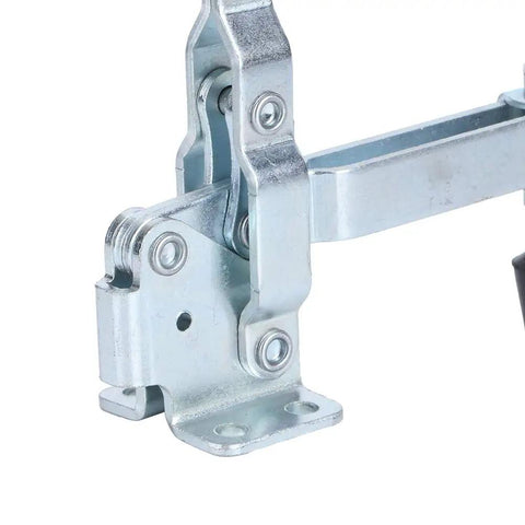 Quick Toggle Clamp For Metal Plate And Circuit Board Positioning Iron Welding Fixture Clamp With Plastic Handle 14 By 15 Cm Manual Holding Tool For Stable Machine Operation, iron clamp base