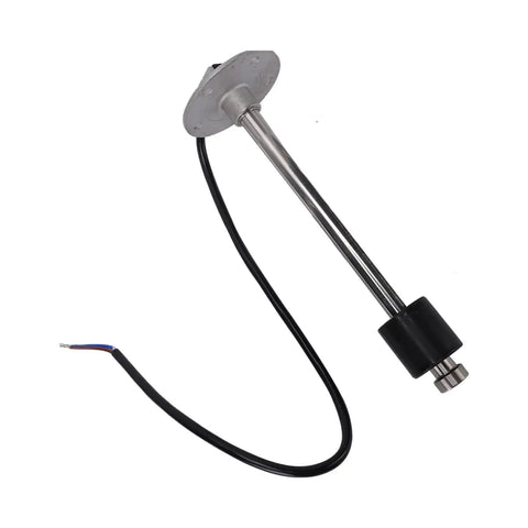 Slick Fuel Sending Unit and Gauge Kit for Your Whip Boats and Trucks with RV showing 152mm stainless probe and black wire.