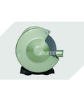 Heavy Duty Multi Function Bench Grinder And Electric Knife Sharpener With 5 Inch Polishing Wheel side view with grinding wheel.