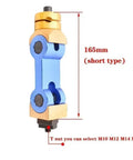 Factory Fresh Adjustable Cnc Milling Machine Work Stop Block Positioner For Heavy Duty Lathe Setup Universal M10 M12 M16 thread tool, short type, 165mm.