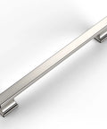 Single cabinet pull from the 10 Pack Brushed Satin Nickel Cabinet Pulls 7 Inch Hole Centers Kitchen Cabinet Handles Hardware For Cabinets