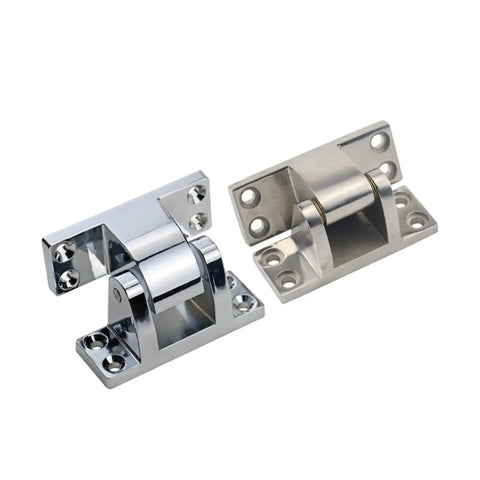 Rock Solid Heavy Duty Hinge One Piece Load Bearing Door Bracket 153 By 96 Point 5 Millimeters Heavy Lifters Premium Steel hardware in chrome finish.