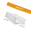 Sick Plastic Drawer Storage Baskets For Closets And Bedrooms That Stack Crisp Keep Every Corner Organized For Kitchen Pantry Or Dorm Room Make Your Daily Setup Clutch, white plastic drawer organizer, measures 45 cm by 34 cm.