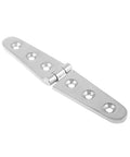 Industrial Strength 316 Marine Grade Stainless Steel Cast Hinge, 6x1 inch, polished for boat, yacht, RV door, cabinet hardware.